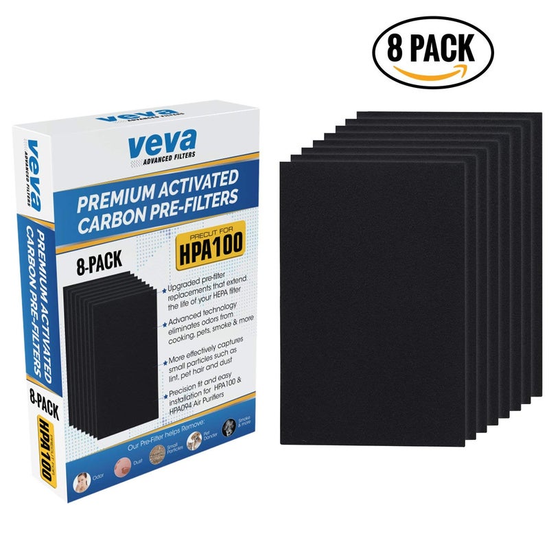 VEVA HPA100 Pre-Filters Replacement for Honeywell Air Purifier - 8 Pack - HRF-A100 Filter A Compatible w/ HPA100, 104, 105, 090, 094 - Image 5